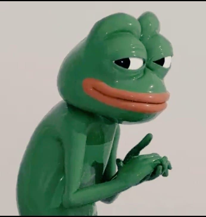 my pepe frog just arrived on memebook