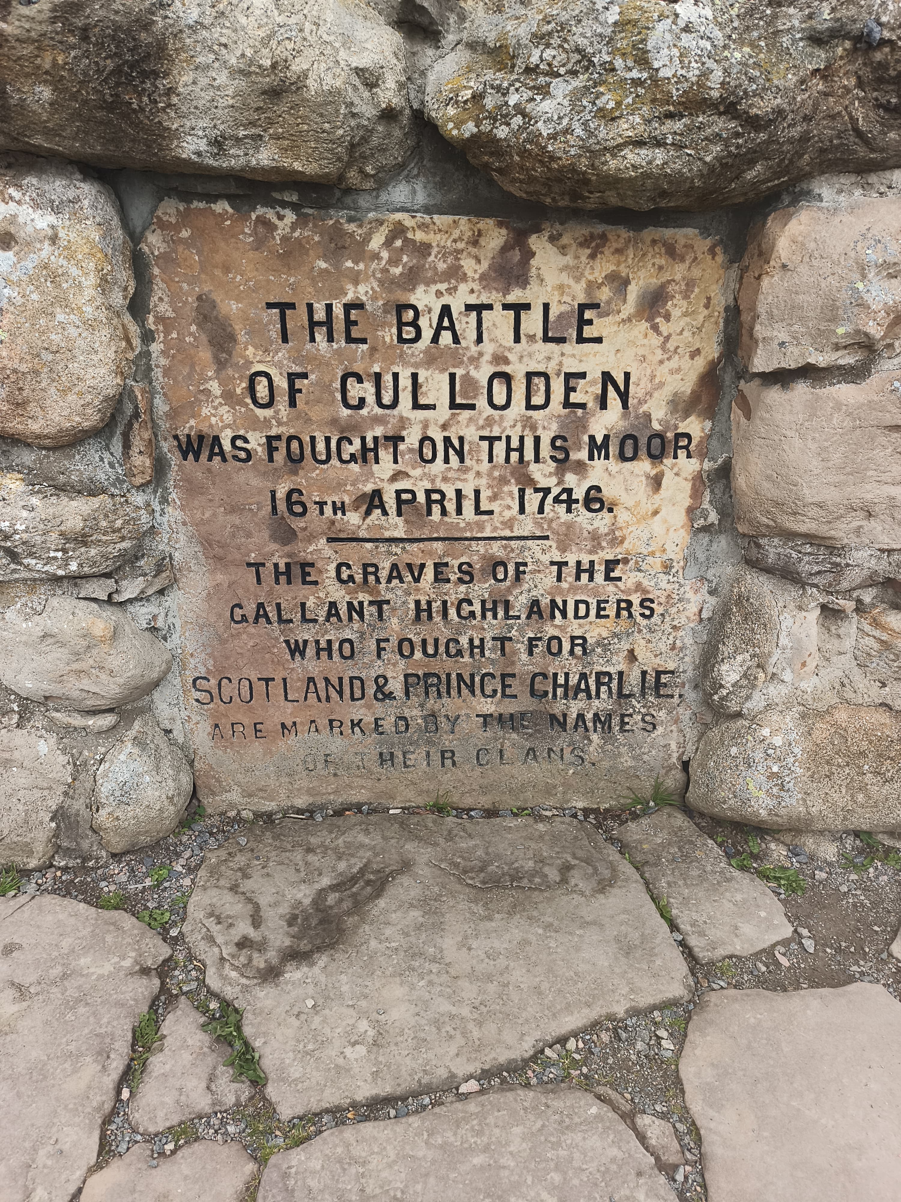 battle of Culloden between the English and Scottish also for the outlander TV show fans