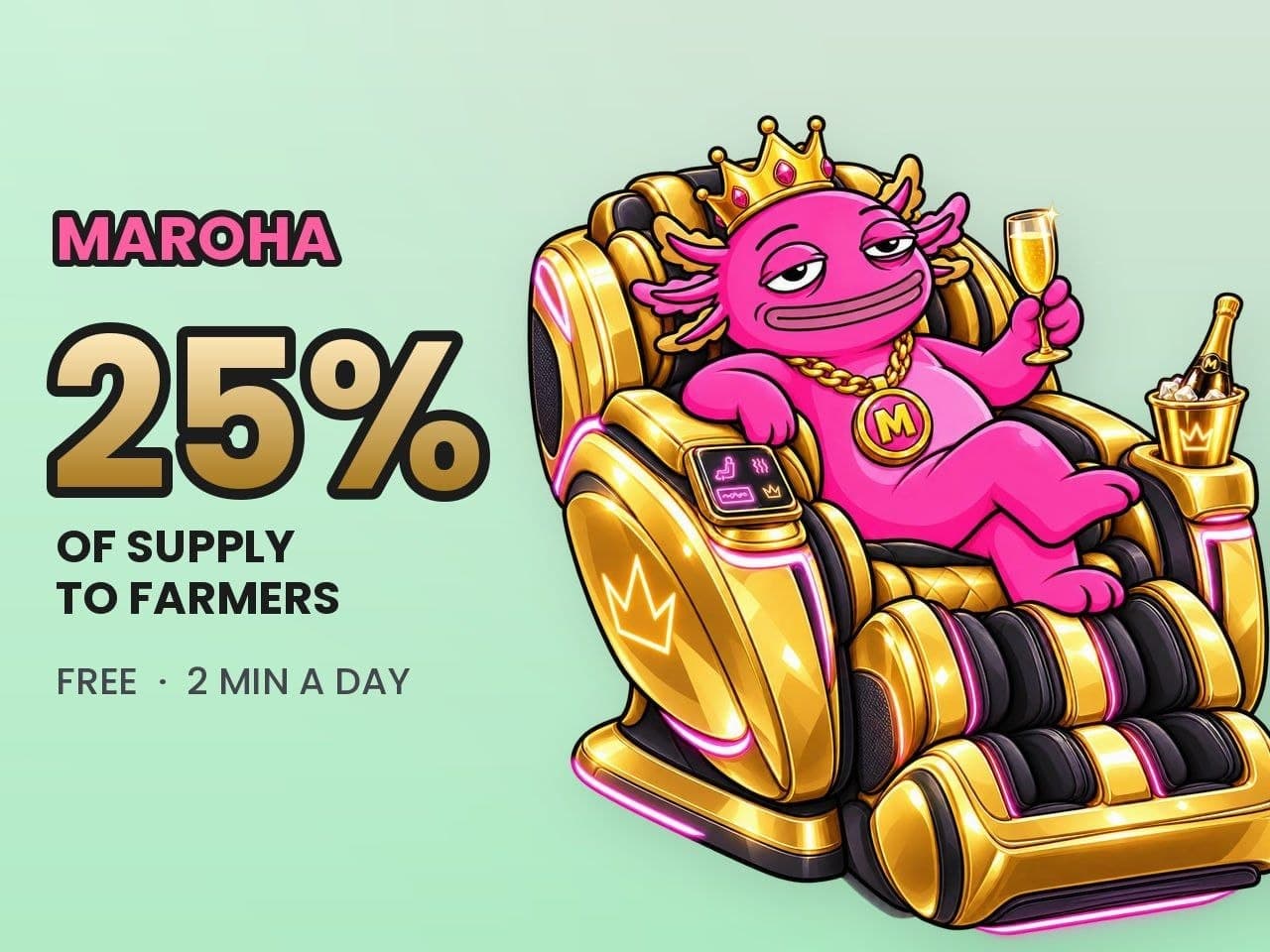 🪂MAROHA is on Telegram🪂
🎁 Rewards-: 25% of Total Supply For Airdrop
JOIN ➡️ https://t.me/MAROHA_HUBbot?startapp=ref_6507102669
➖Start Bot
➖Play 10 game per day
➖Done
