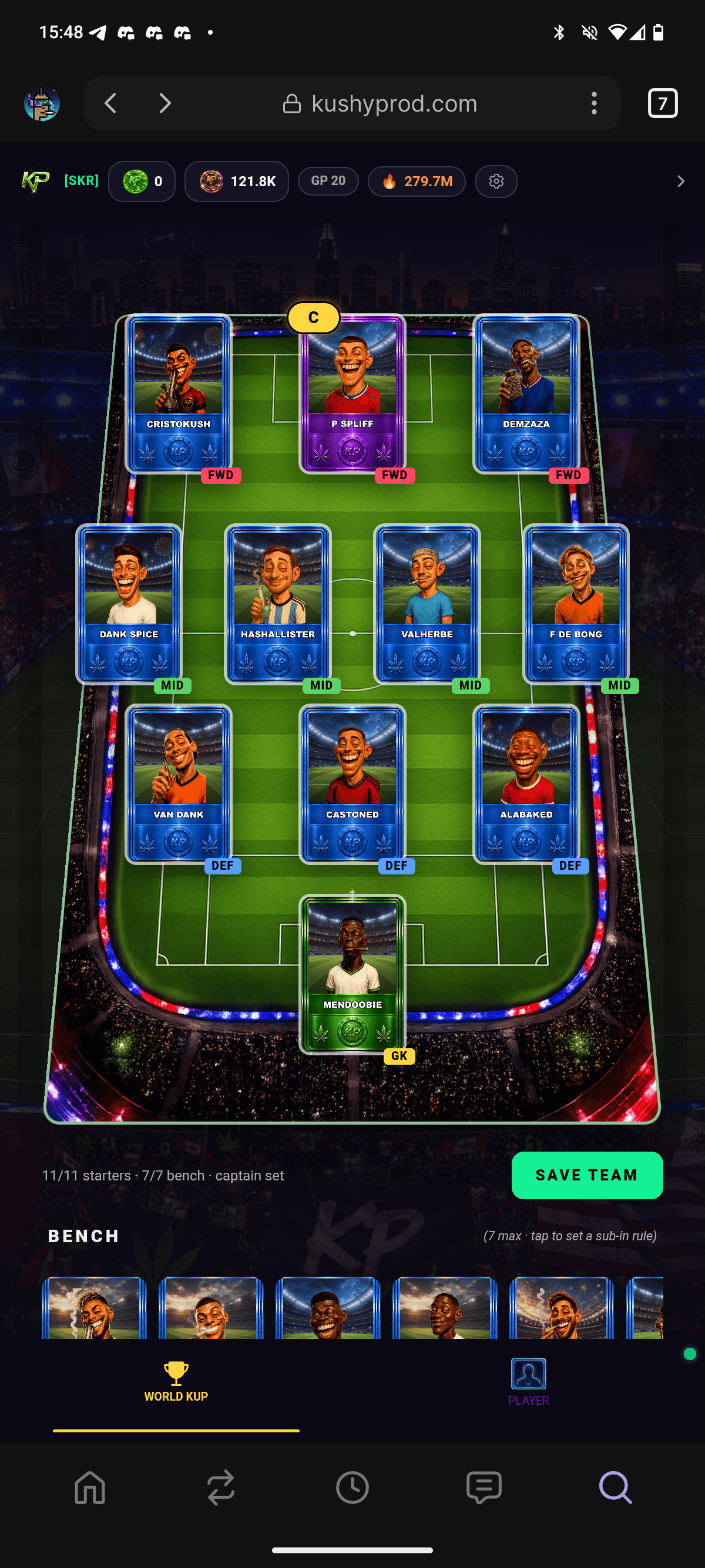 Kushy Worldcup event