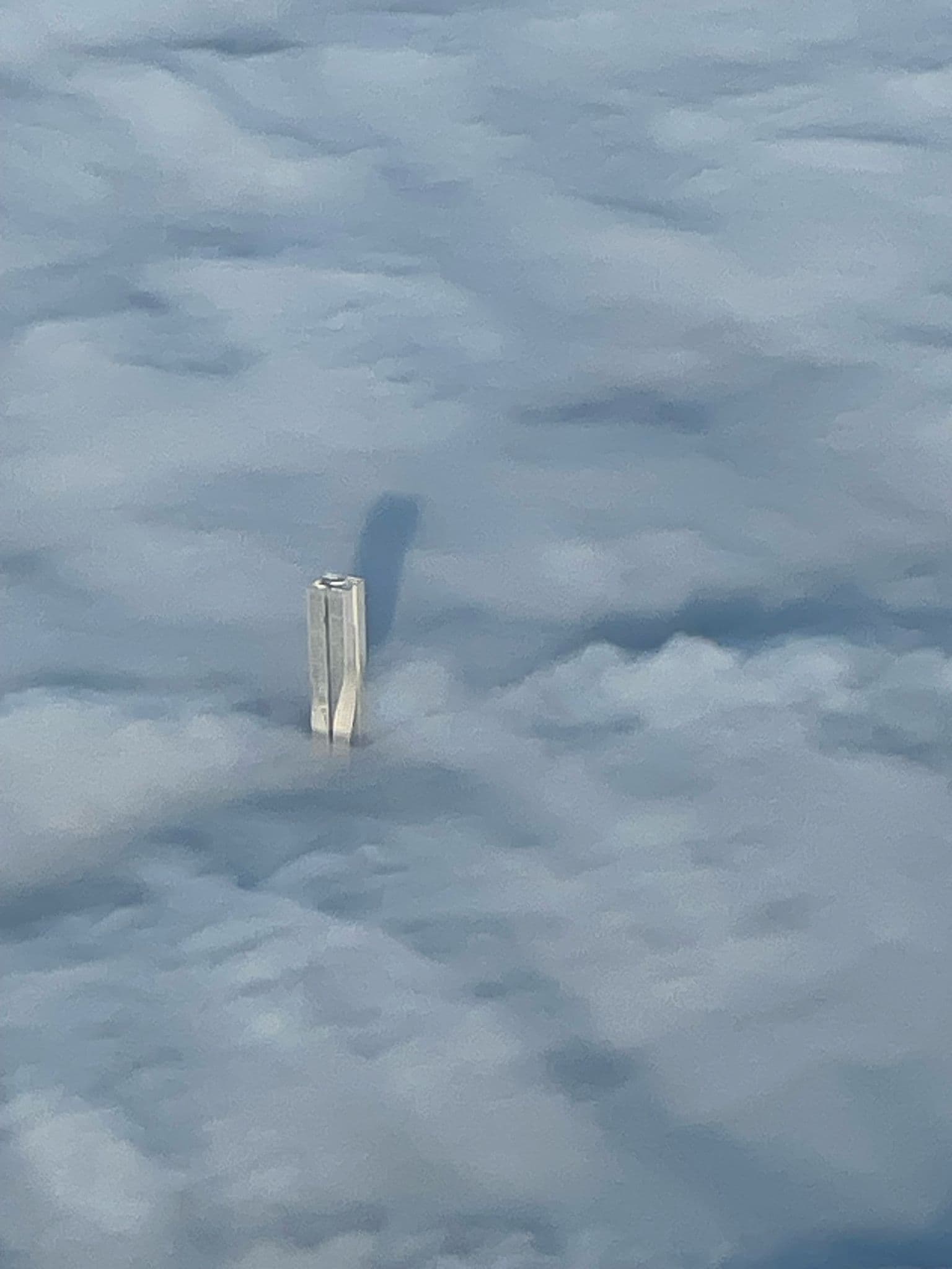 No joke, often the city of Gothenbueg is cloudy but at Karlatornet skycraper from floor 50-70 people can enjoy the sun above the clouds a lot of time ๐๐๐