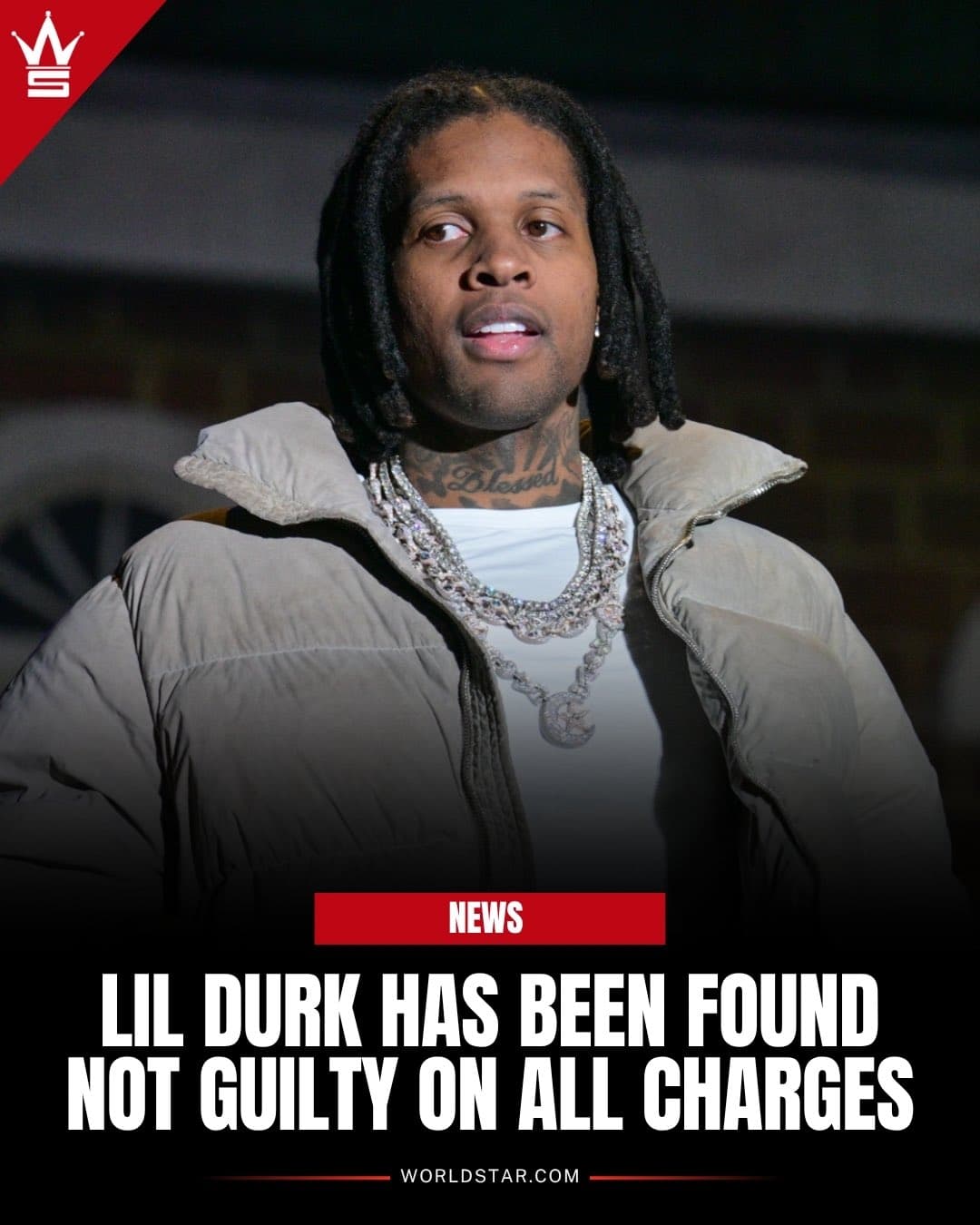 Lil Durk has been found not guilty on all five federal charges in his murder for hire trial ๐๐ฝ