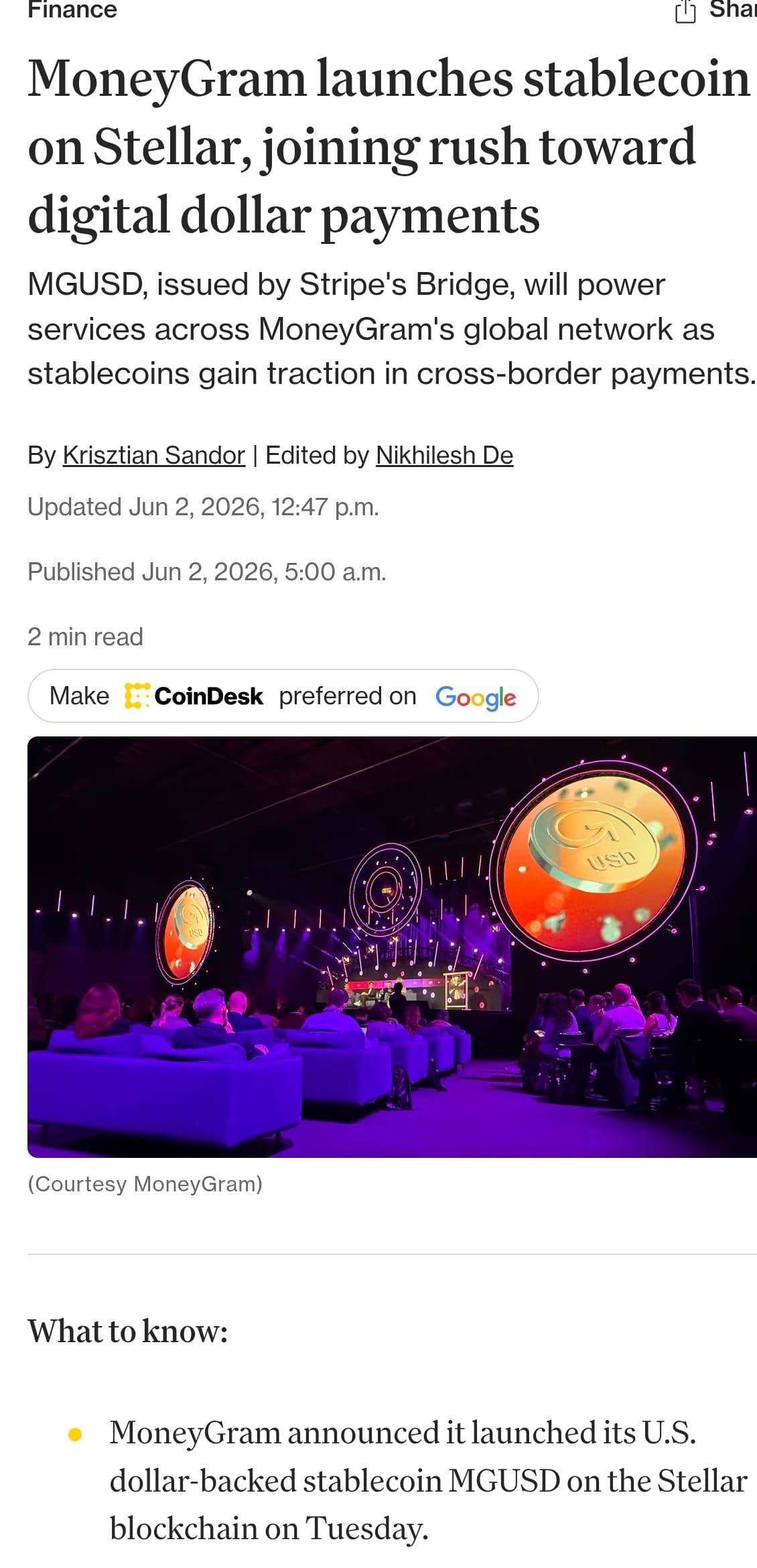 Things are evolving in the financial industry.