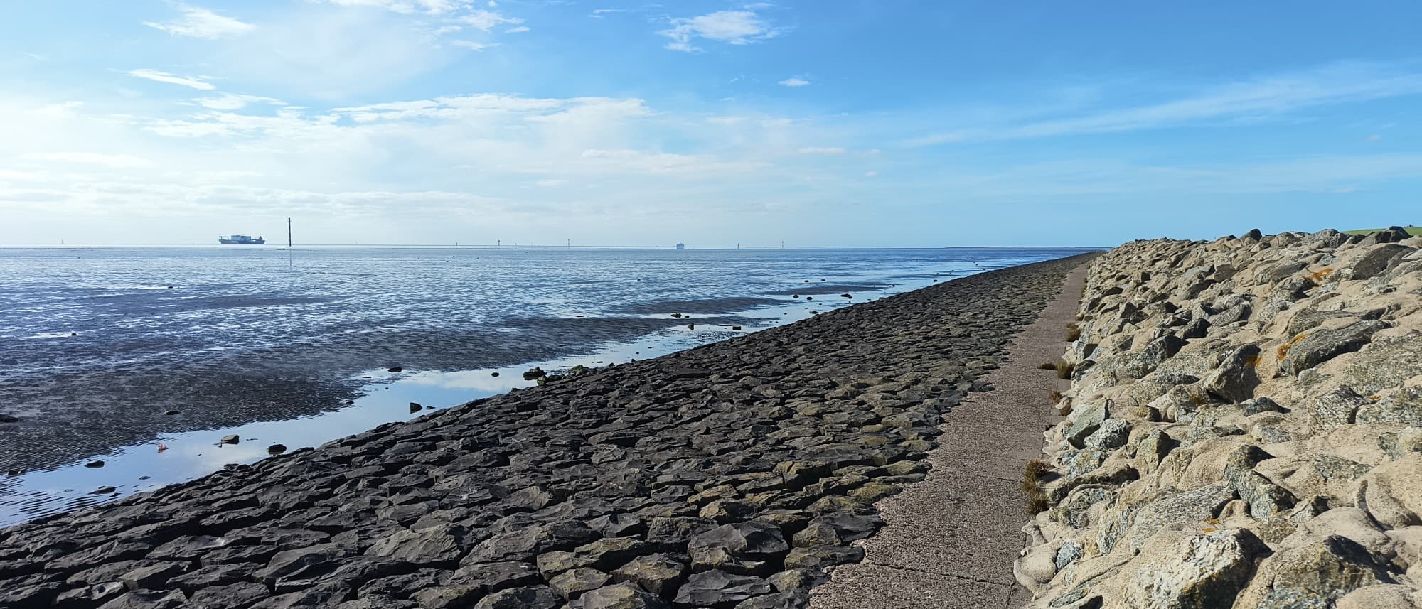 at the coast