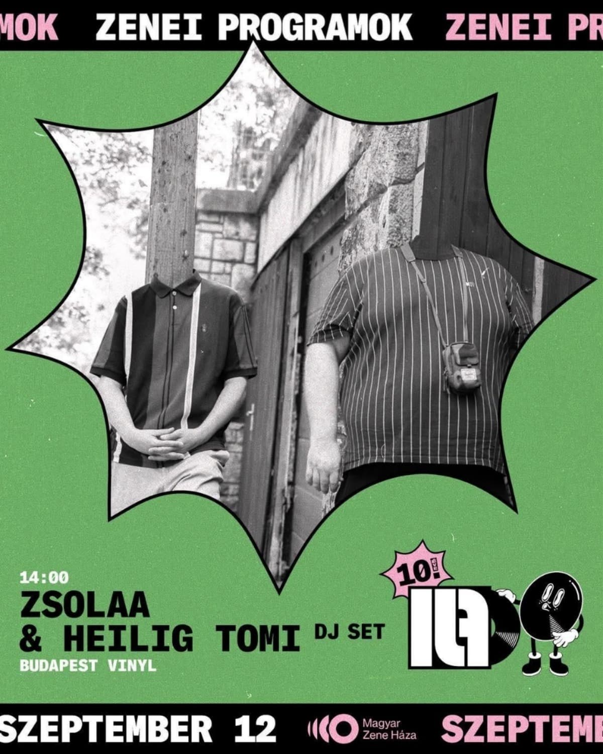 Clocking in tomorrow at Independent Label Fair 2026 with my homie Heilig Tomi at Magyar Zene Háza (Budapest, Hungary)
We gonna play a rare B2B set from 14:00, come and get ya if you are in town! 🐐🔥📳
