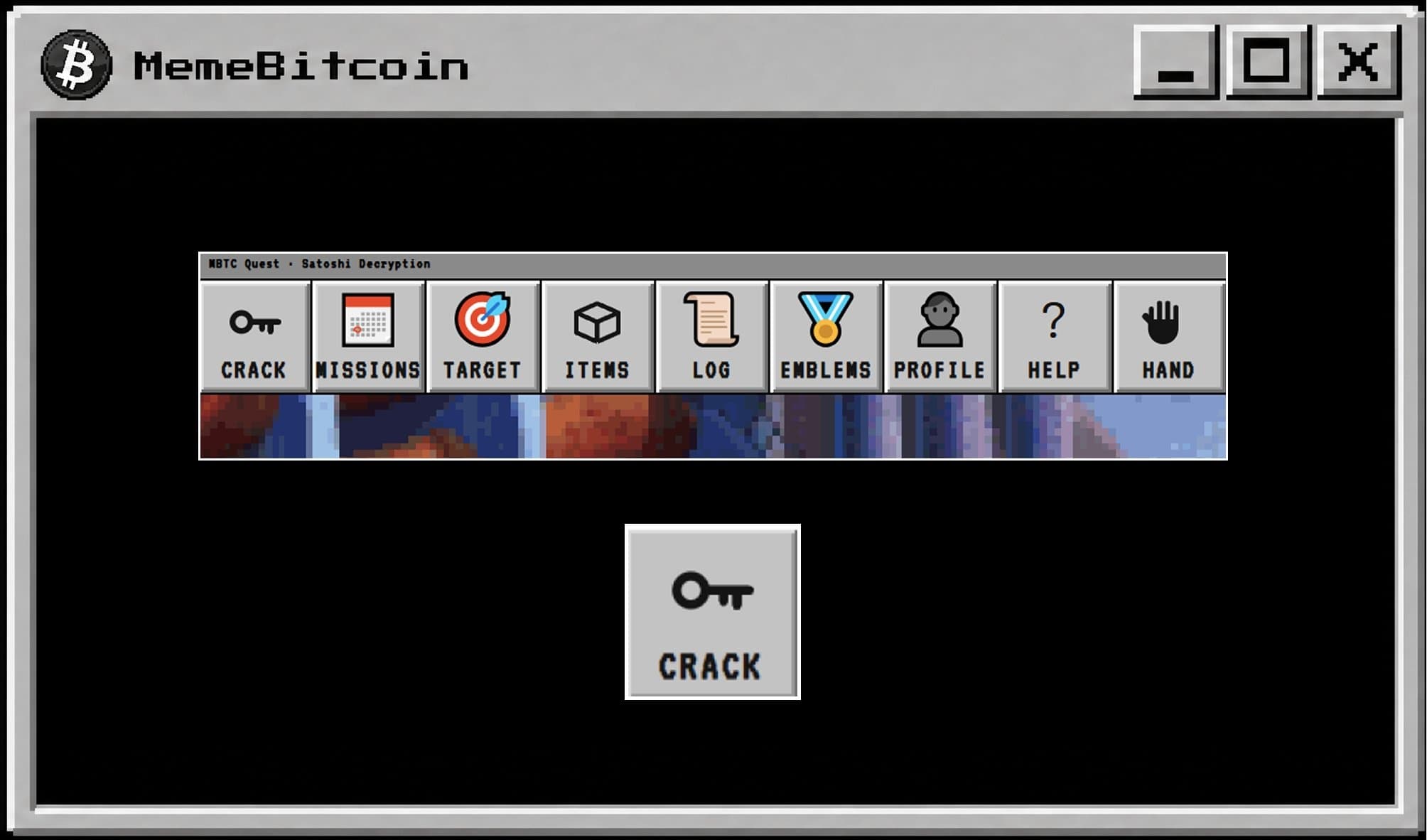 Memebitcoin
📌Project built by k$ Memecore
Link: https://www.memebitcoin.org/register?r=6phswca7
- Connect X
- Complete a few simple tasks
- Fill in email + EVM wallet address
- Go to Crack > search for codes 10 times a day
- Go to Missions and complete 3 tasks
✅️Done